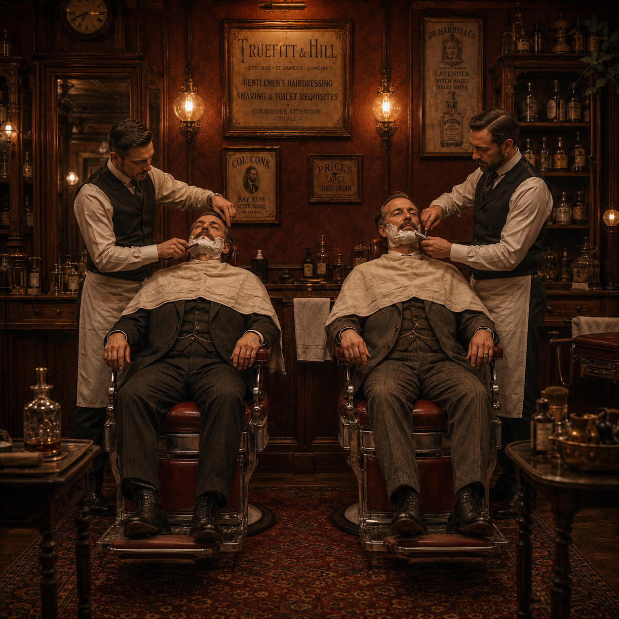 Victorian barbershop
